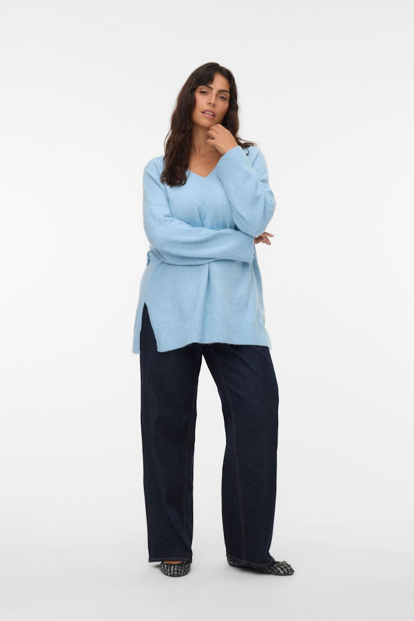 Vero Moda Curve Jersey cuello pico Curve