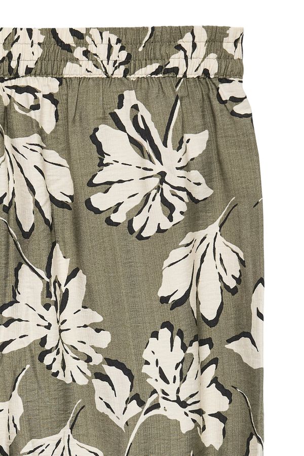 Vero Moda Printed long trousers Green