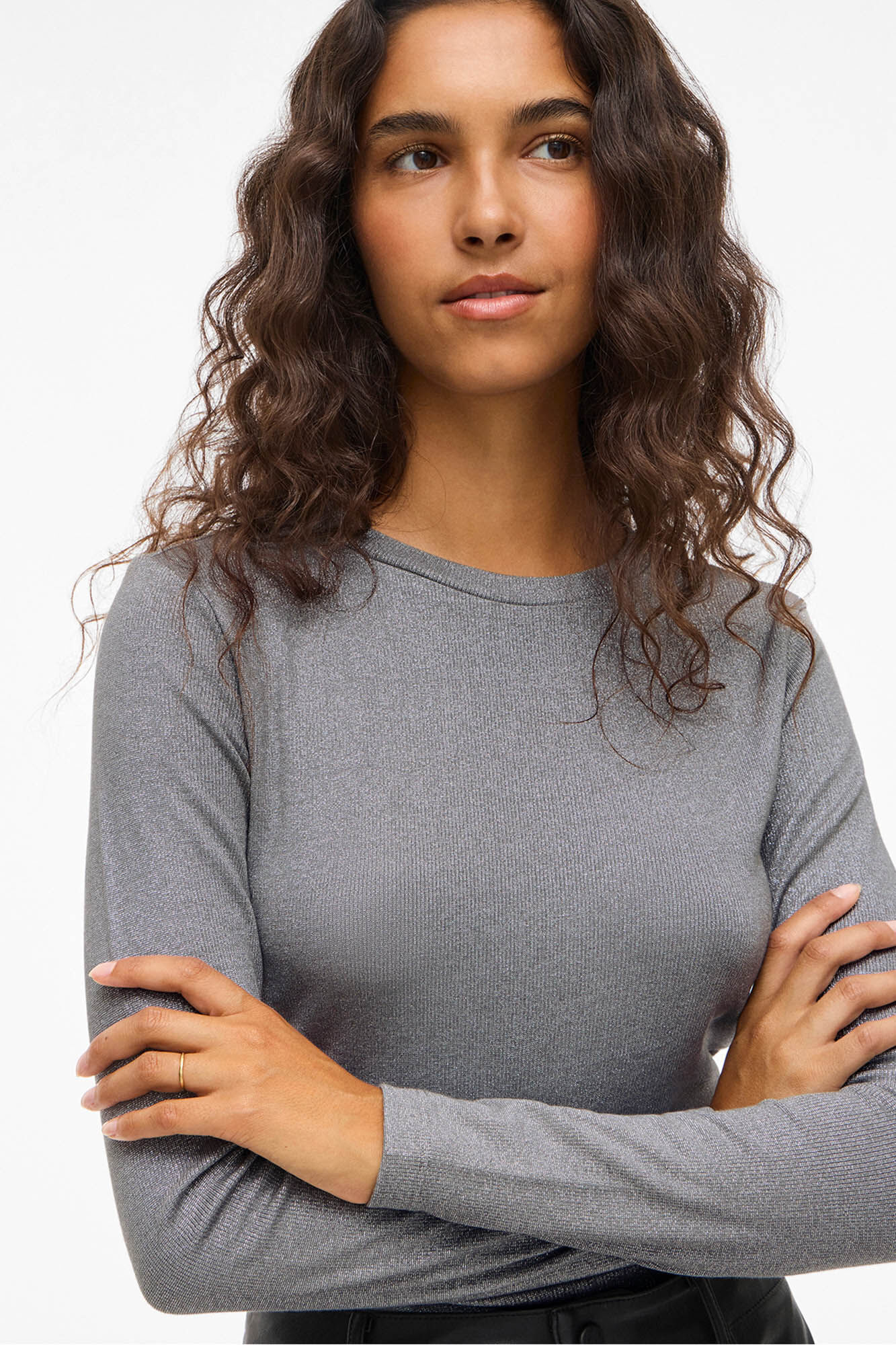 Vila Top de manga larga con glitter