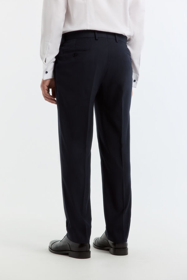 Cortefiel Cal&ccedil;a S&eacute;rie XXI lisa navy Azul
