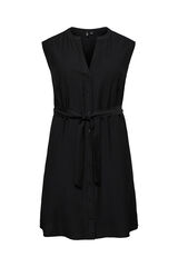 Vero Moda Curve Vestido curto sem mangas tamanho grande Preto