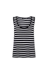 Cortefiel Striped knit top Navy