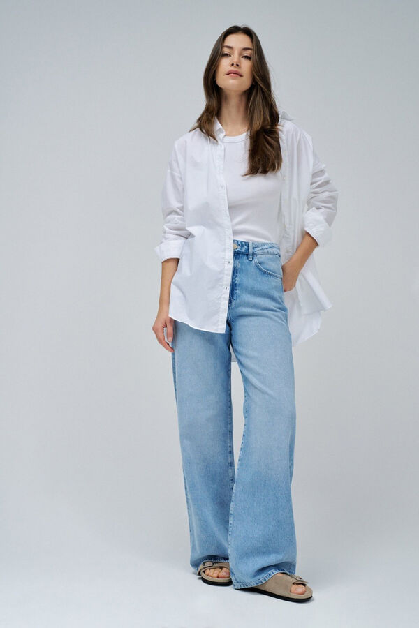 Salsa Jeans Calça jeans de perna larga Azul