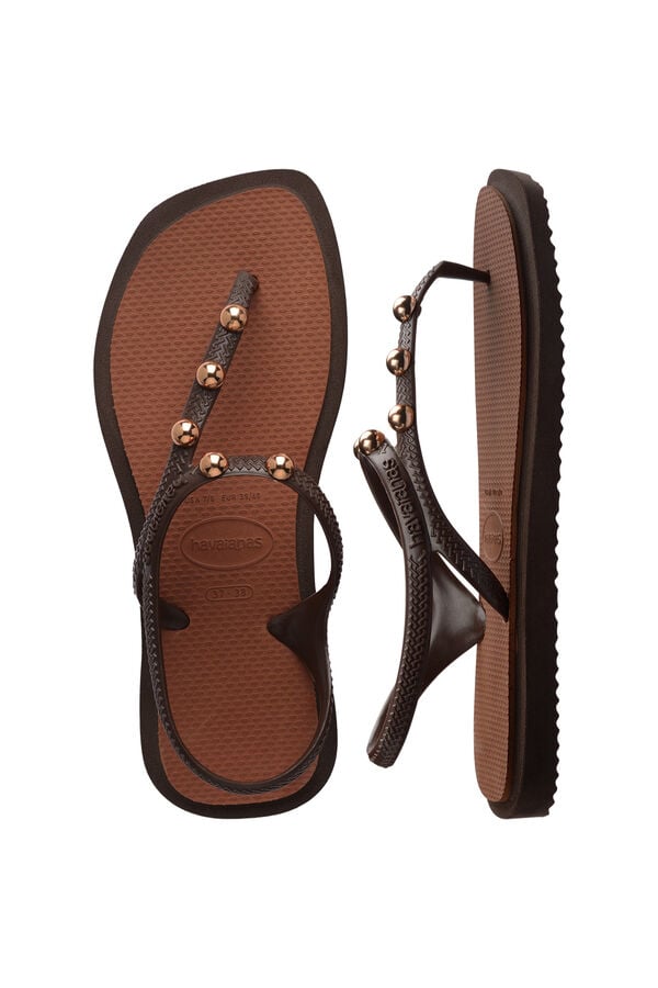 Havaianas Sand&aacute;lias Flash Fusion Castanho