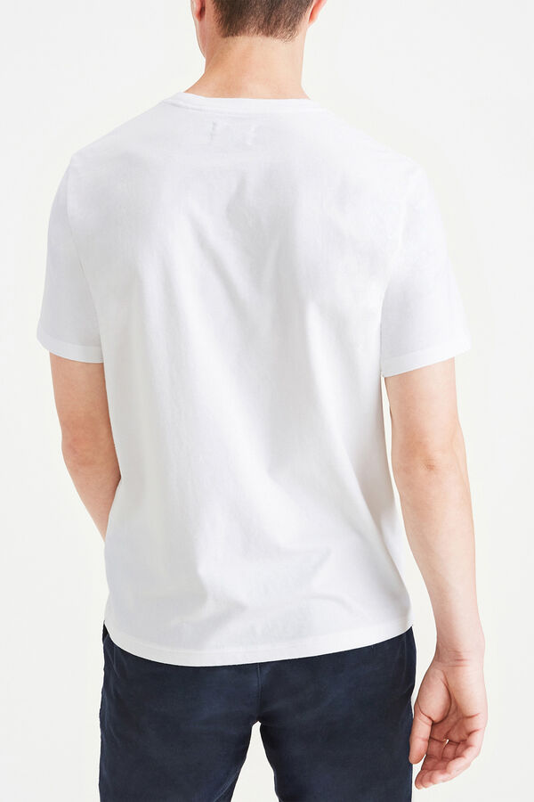 Cortefiel Short-sleeved T-shirt White