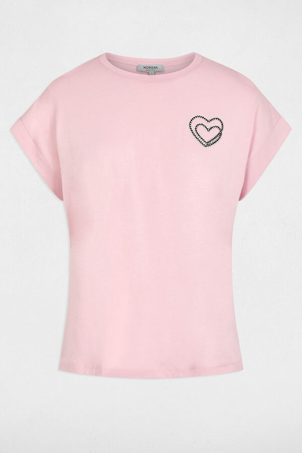 Morgan T-shirt de manga curta Subiu