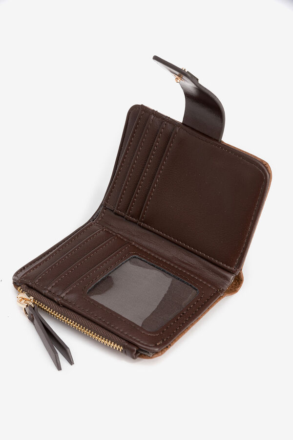 Vilanova Small two-tone purse Camel