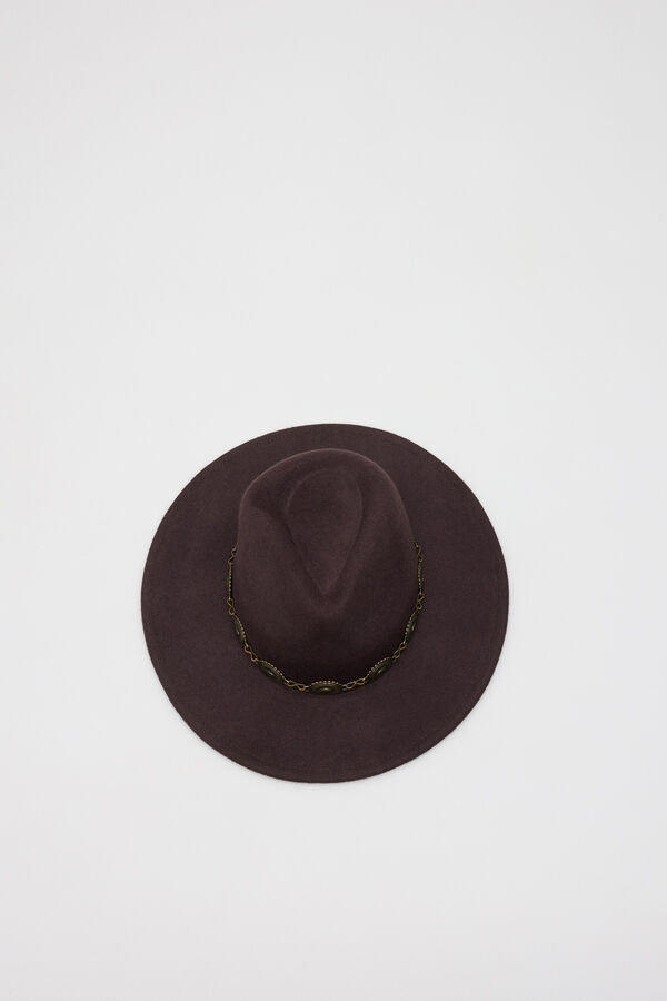 Cortefiel Chain hat Brown