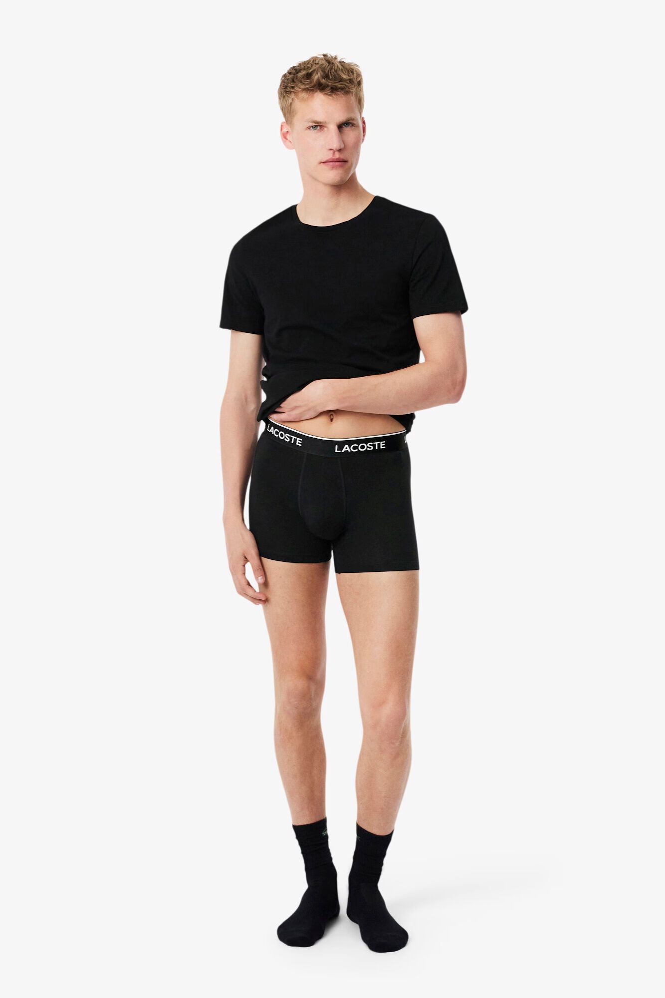 Lacoste Pack 3 boxers cintura el&aacute;stica