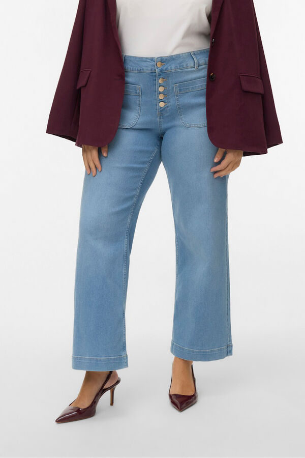 Vero Moda Curve Jeans retos plus size Azul