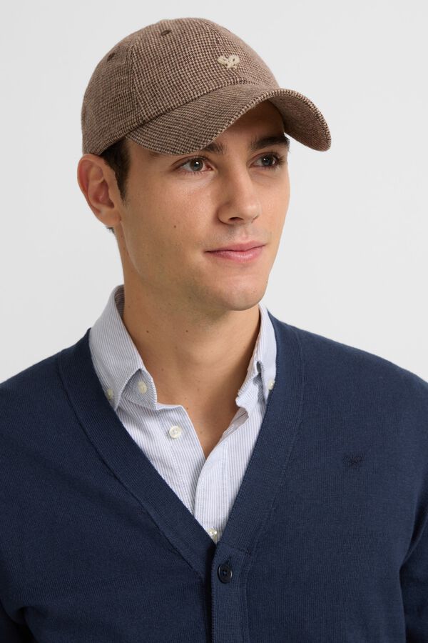 Silbon Cardig&atilde; liso cl&aacute;ssico Azul