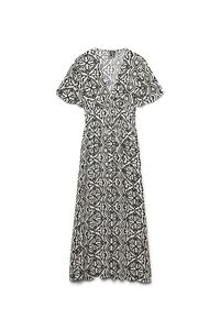 Vero Moda Vestido midi estampado