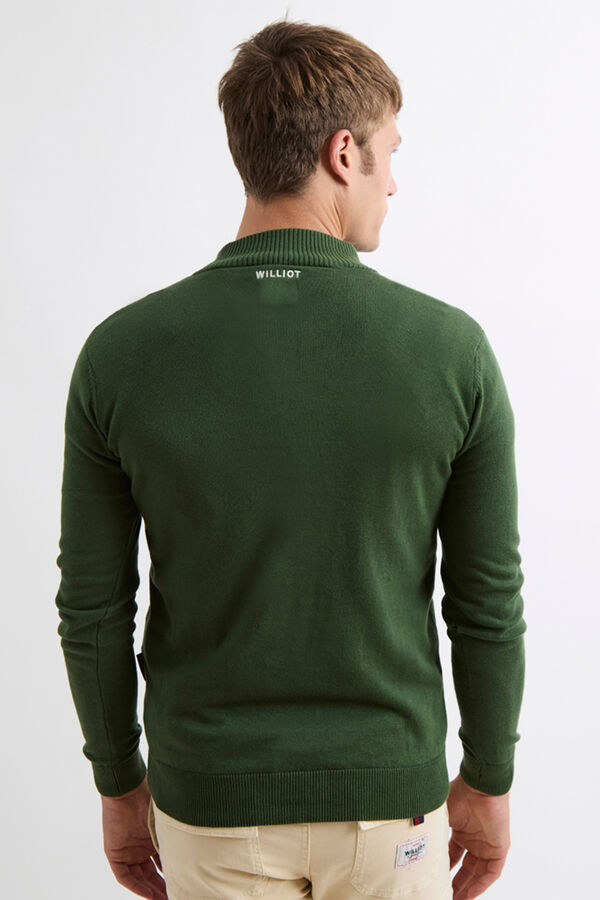 Williot Camisola Meia Fecho-Éclair Verde