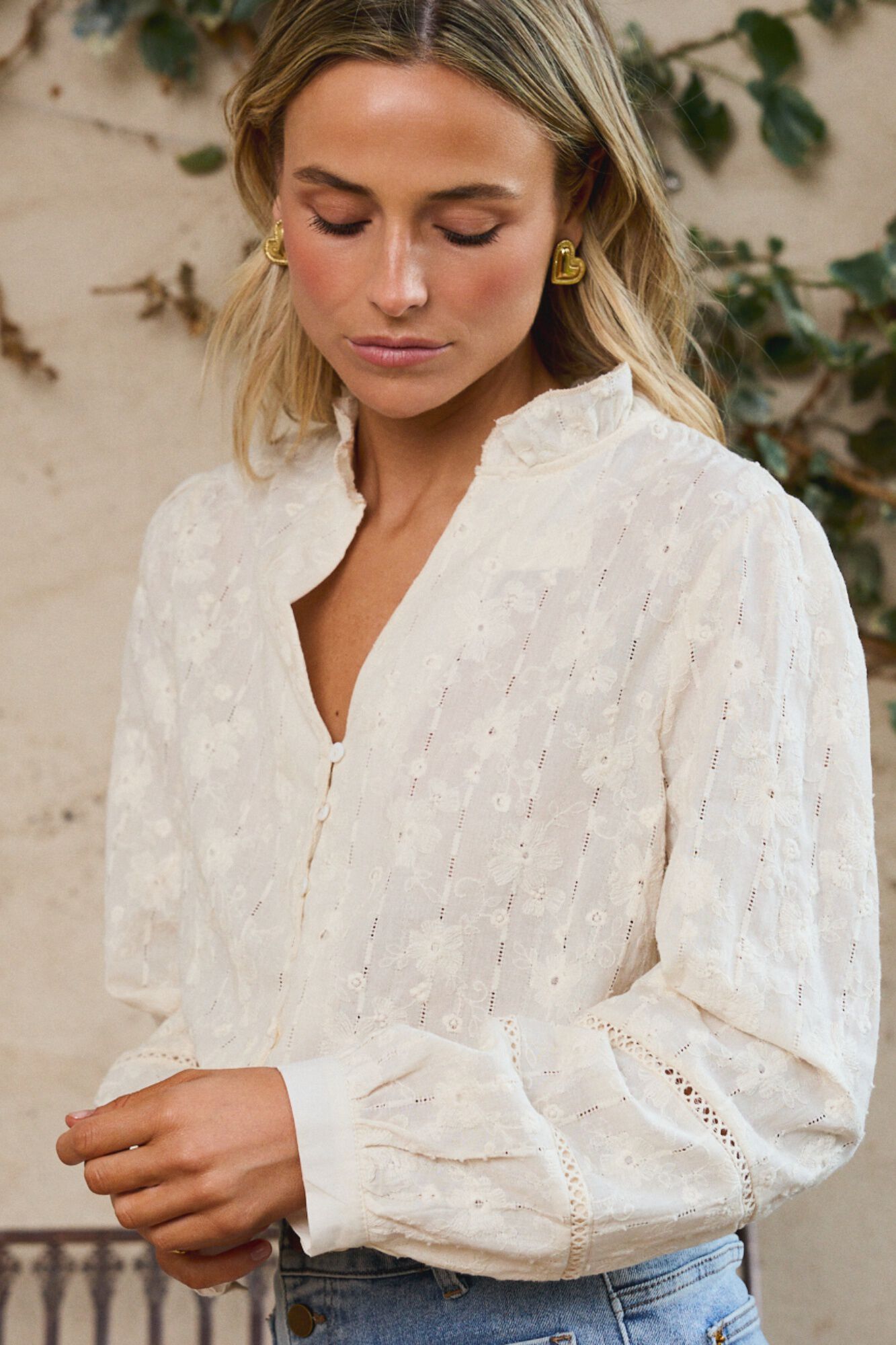 Pol&iacute;n Et Moi Camisa bordado Violetta