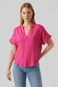 Cortefiel  Essential short sleeve top Pink