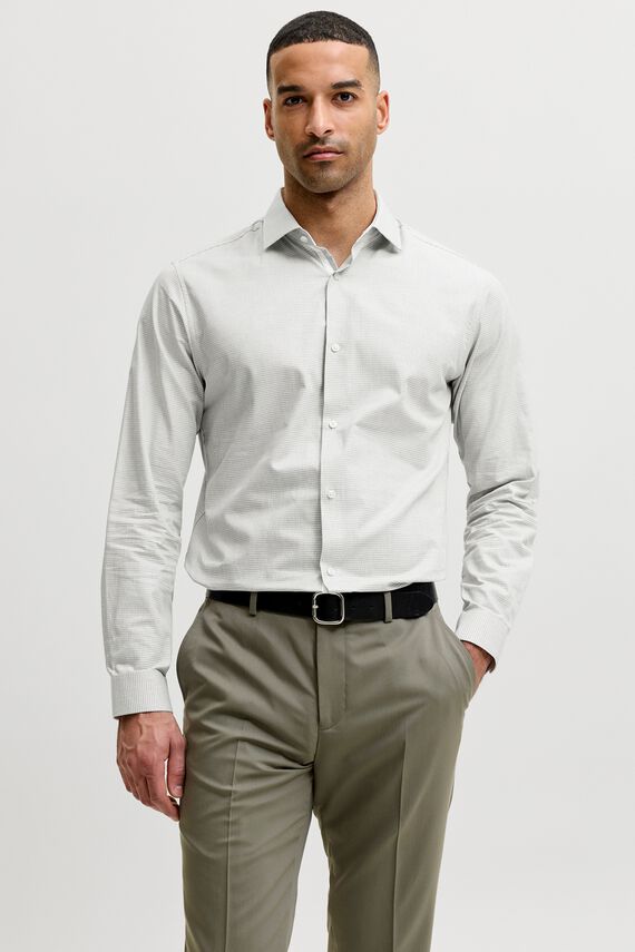 Camisa dobby slim fit