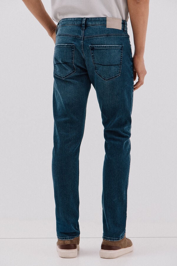 Cortefiel Slim fit jeans Blue