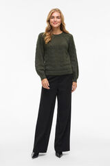 Vila Camisola de malha vazada Verde