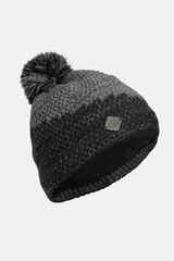 Cortefiel Knitted hat with fleece lining  Black
