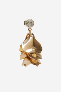 Cortefiel Petals earrings Gold