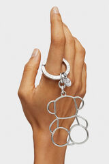 Tous Llavero Silhouette Bold Bear Gris