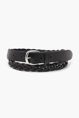 Levi's Cinto de couro mulher Preto