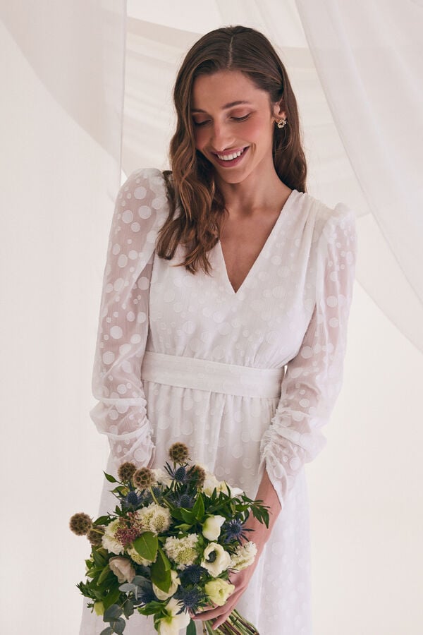 Pol&iacute;n Et Moi Amaia wedding dress White