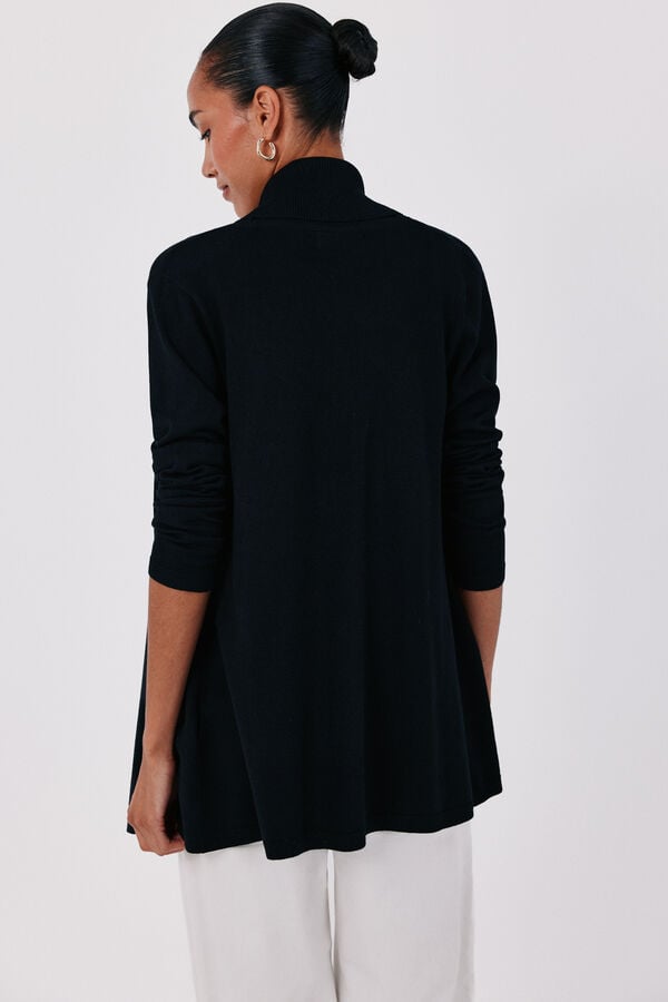 Cortefiel Shawl collar jacket Black
