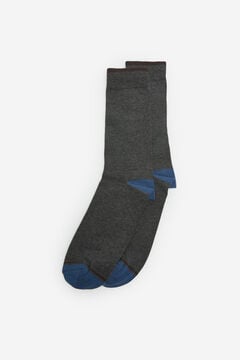 Cortefiel Plain socks  Grey