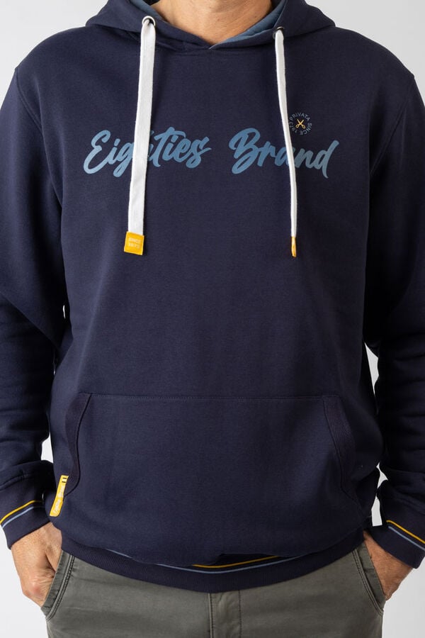 Privata Sweatshirt com gola redonda Azul