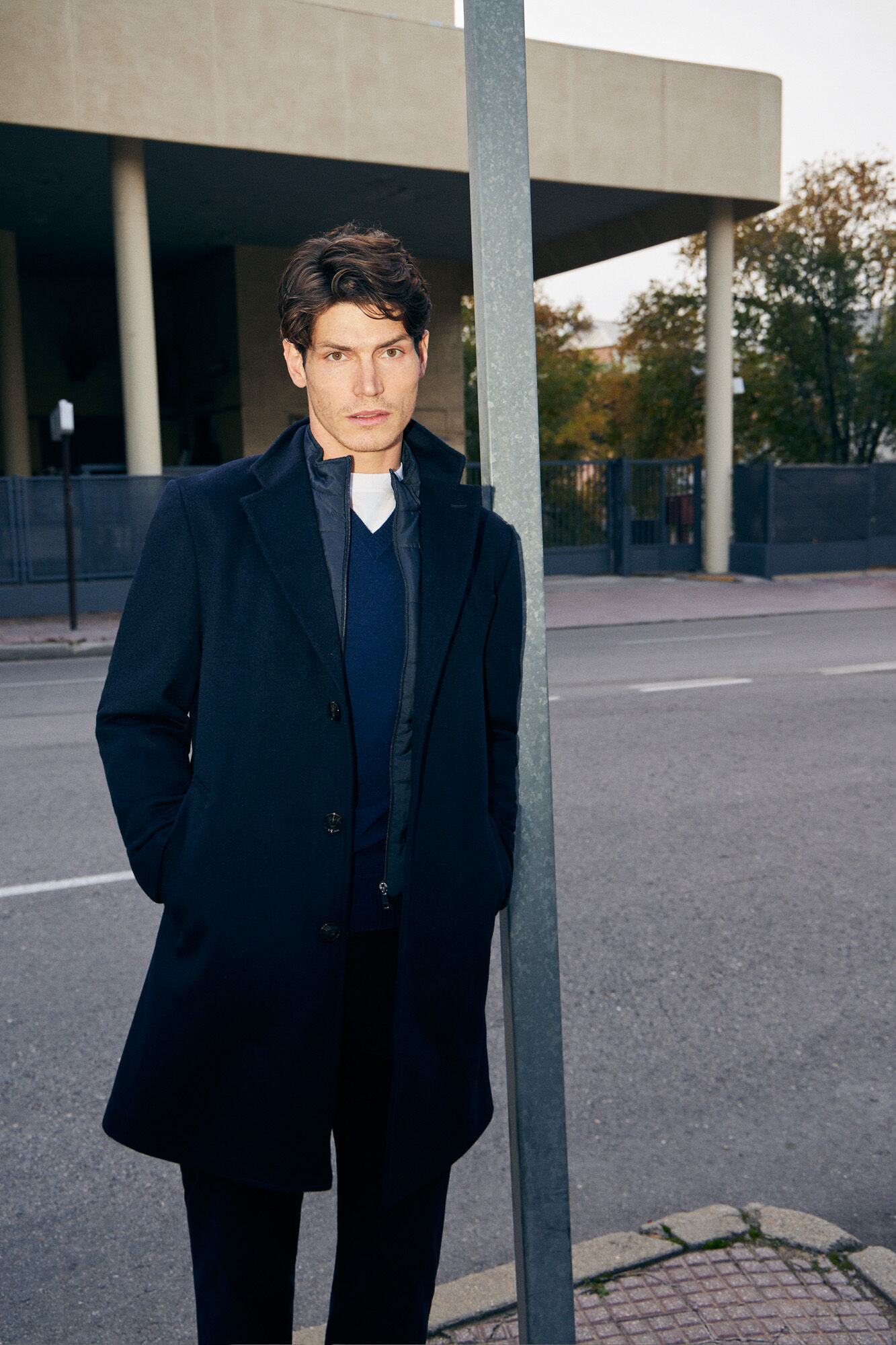 Coat with removable lining Men s coats Cortefiel
