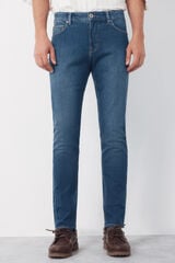 Cortefiel Lightweight slim fit jeans Blue
