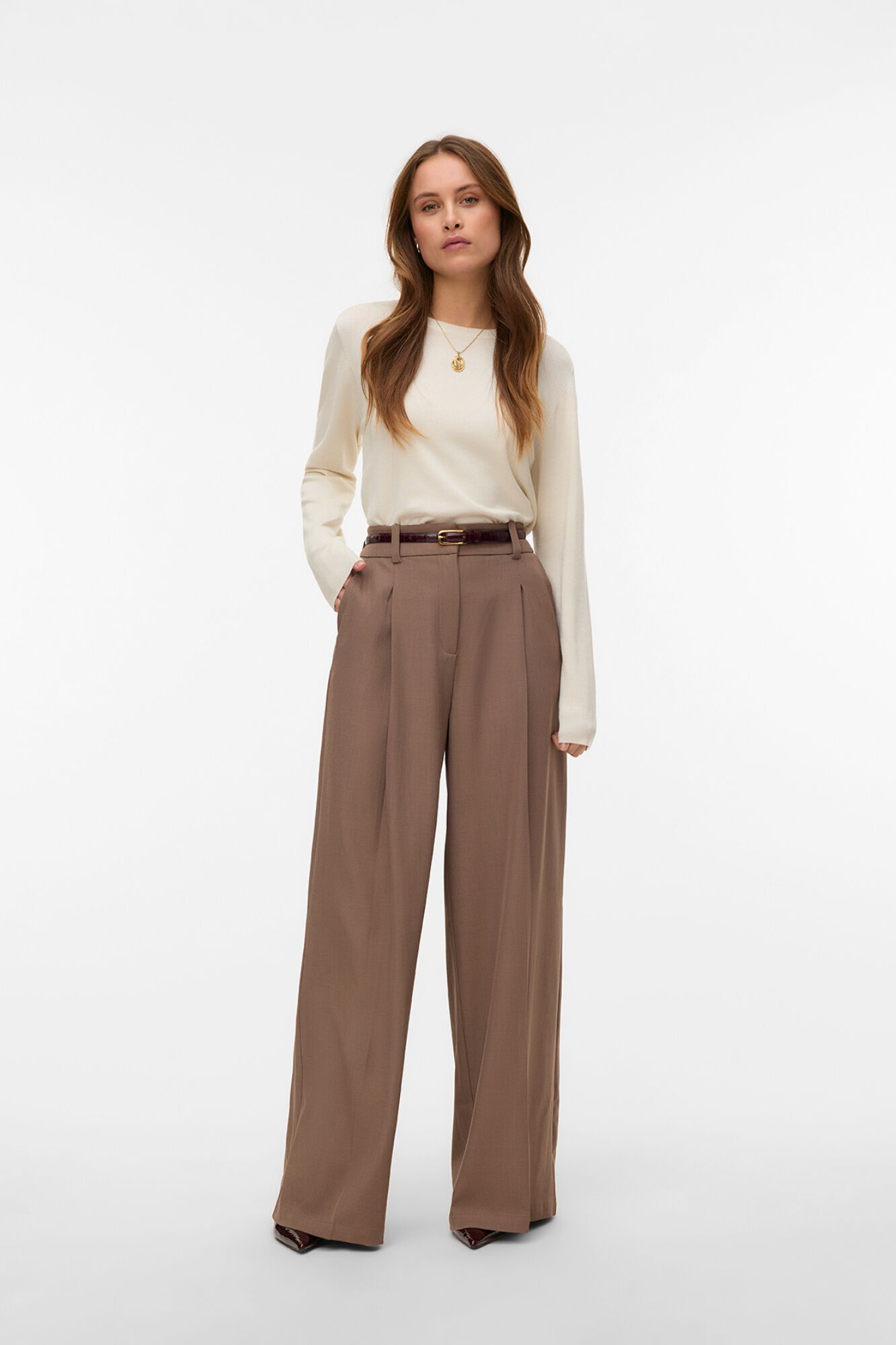 Vero Moda Jersey de punto fino manga larga