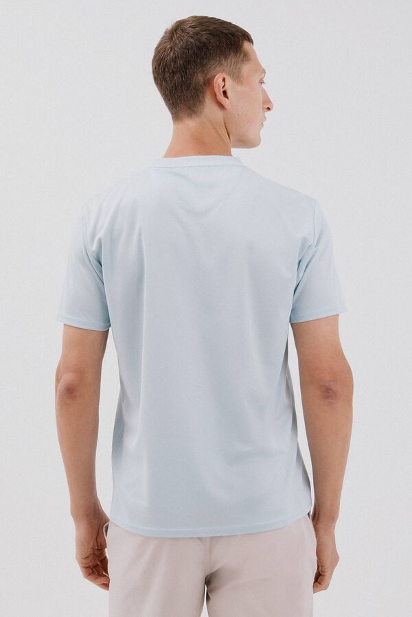 Cortefiel Technical T-shirt Blue