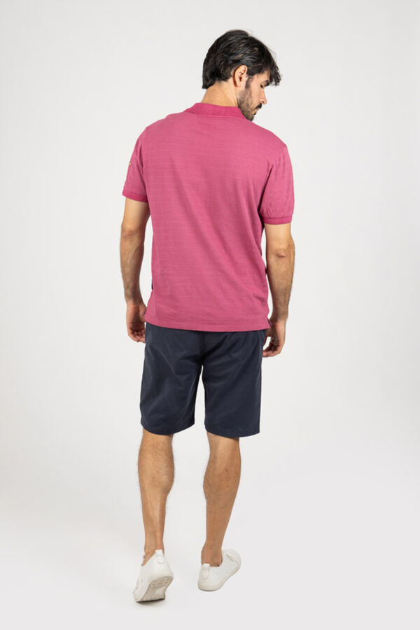 Privata Short sleeve polo shirt Fuchsia