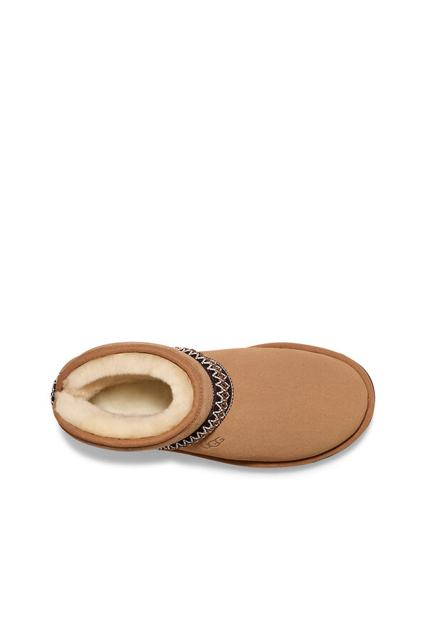 Ugg Bota feminina clássica Mini Crescent Castanho