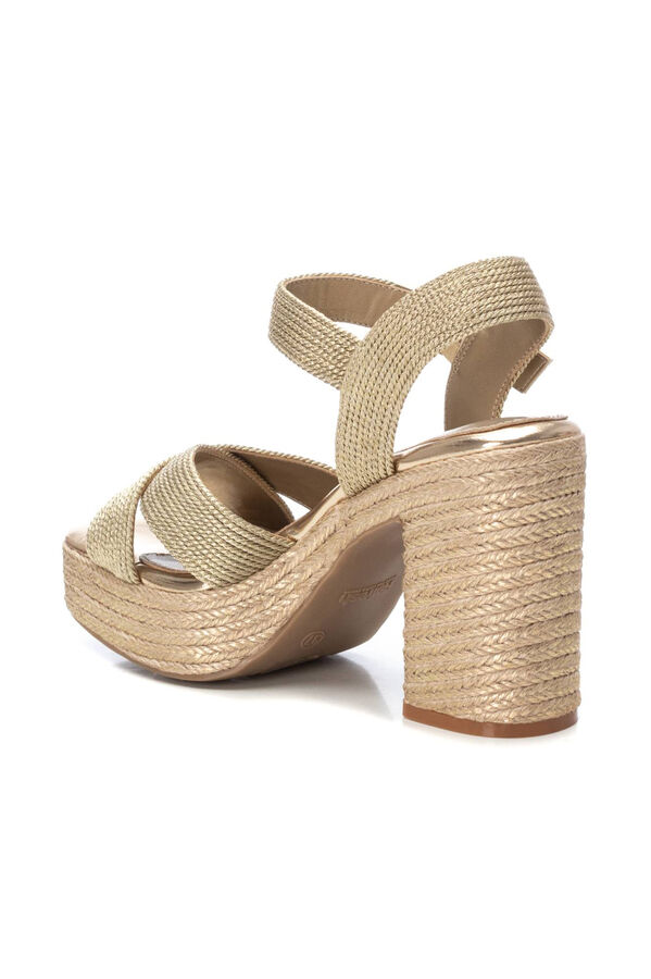 Cortefiel Women's fabric sandal  Beige