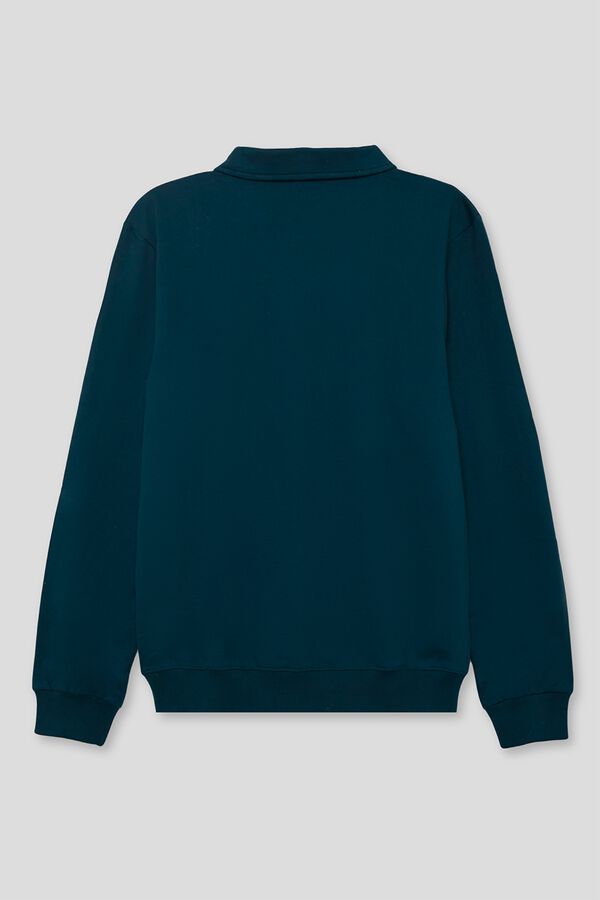 Street Monkey Sweatshirt com fecho-&eacute;clair Verde