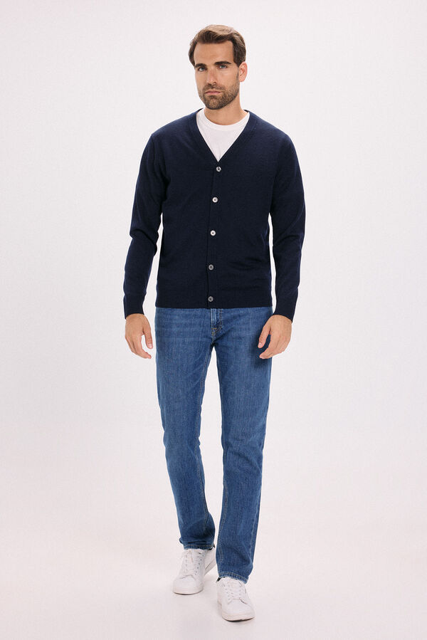 Jack & Jones Cardigan regular fit Azul marino