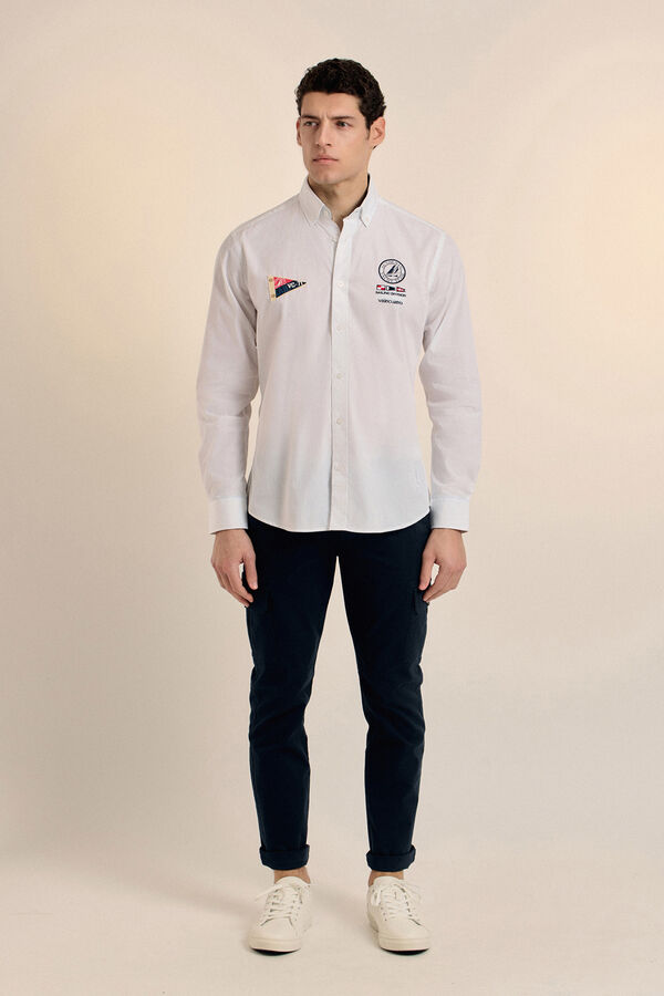 Valecuatro Camisa desportiva Branco
