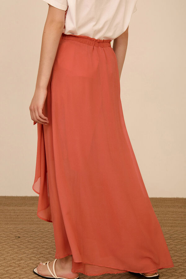 Meisie Saia-cal&ccedil;&atilde;o em gaze Vermelho