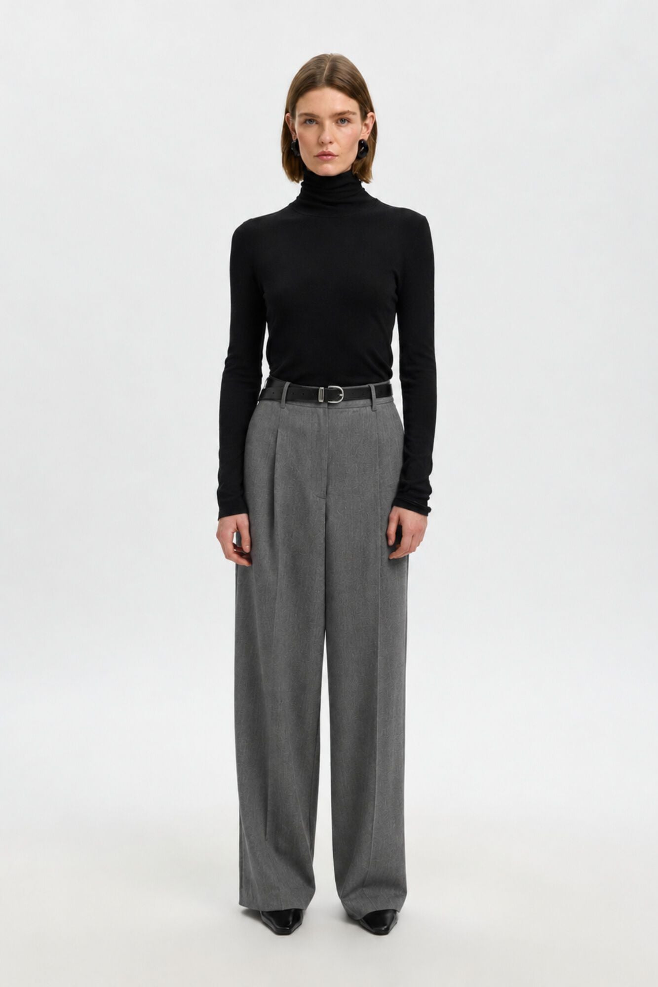 Selected Cal&ccedil;a de fato Wide Leg