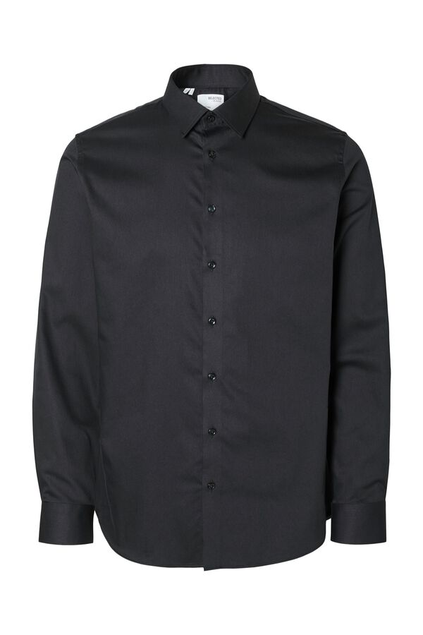 Selected Slim Fit dress shirt Black