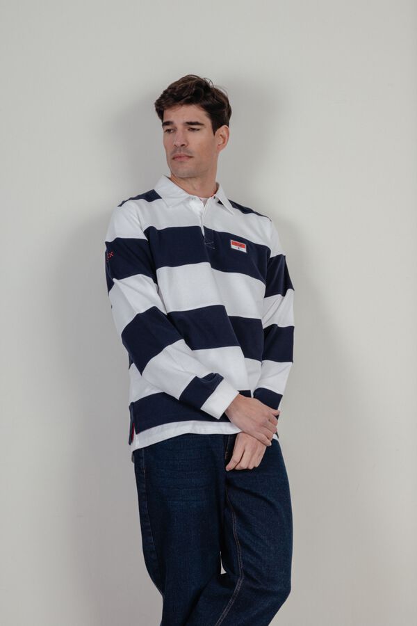 elPulpo Rugby polo shirt Navy