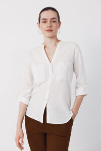 Cortefiel Rustic long-sleeved shirt