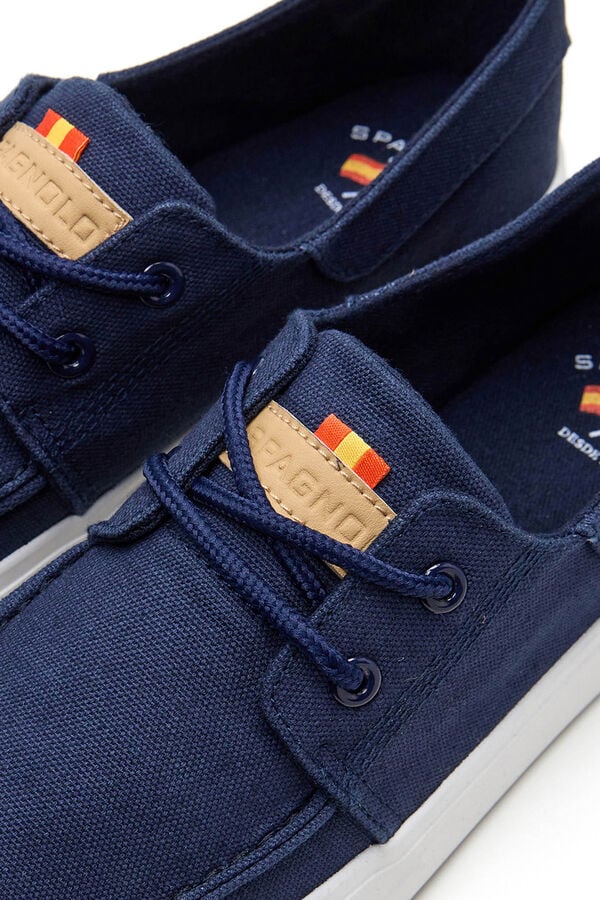 Spagnolo Canvas leisure sneaker Navy