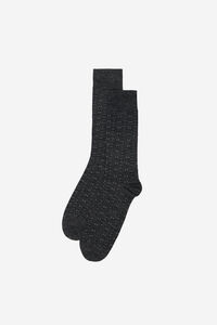 Cortefiel Motif wool socks Grey