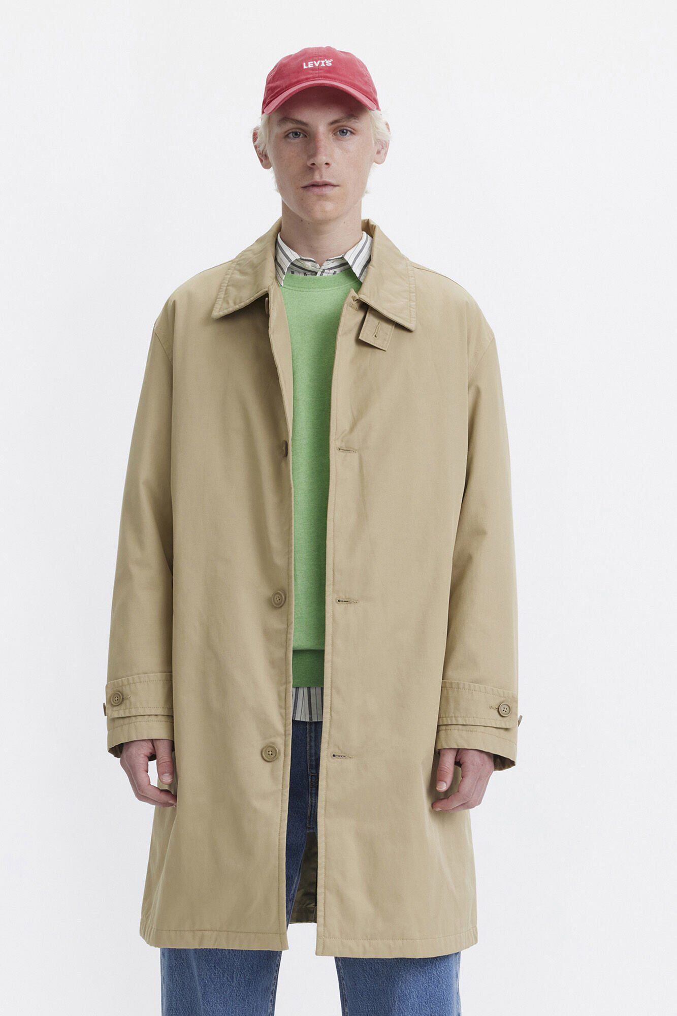 Levis trench coat Mens Trench Coats Cortefiel