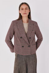 Cortefiel Short blazer Maroon