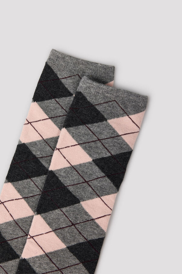 Cortefiel Argyle high socks Grey